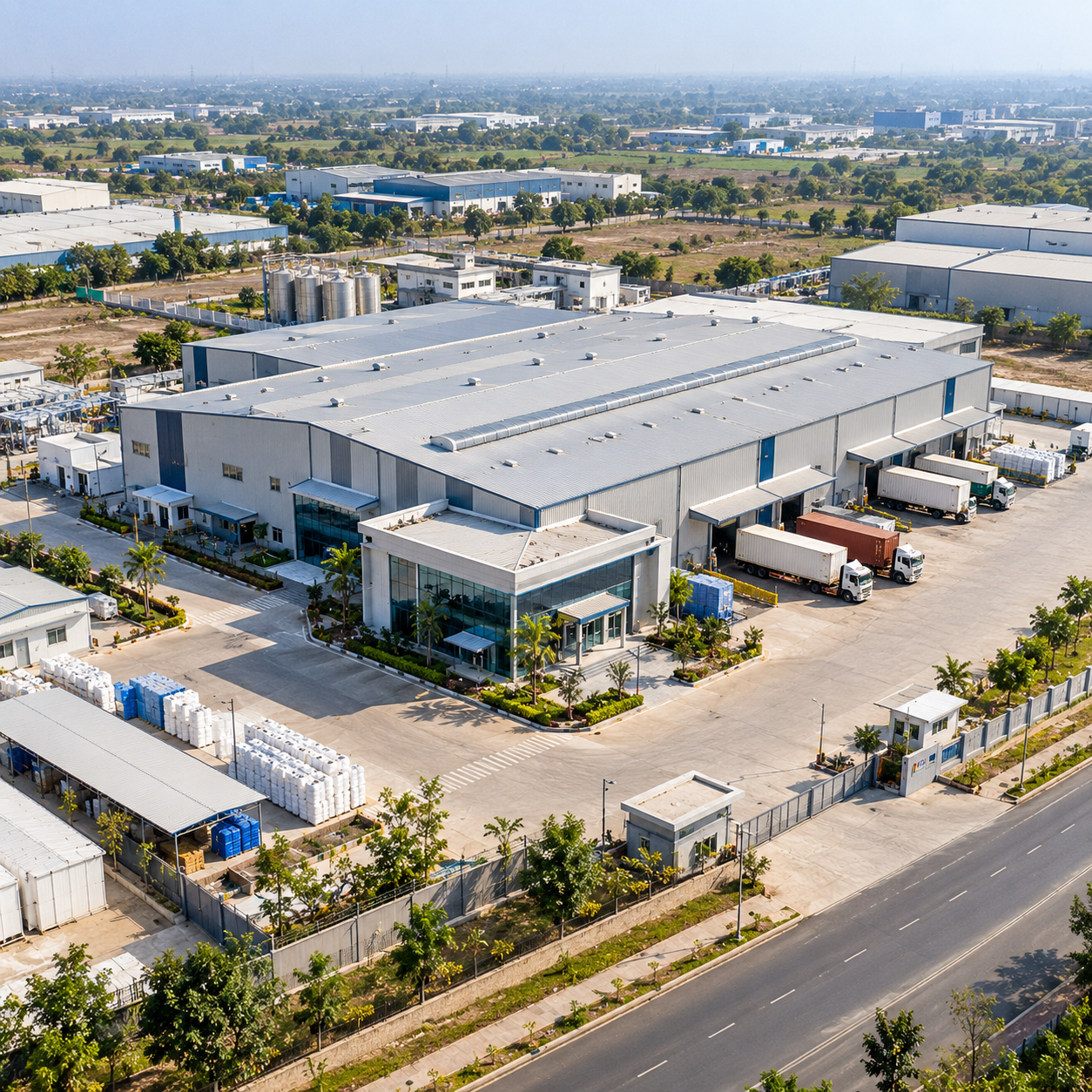 Amber Polypack production facility near Vadodara, Gujarat